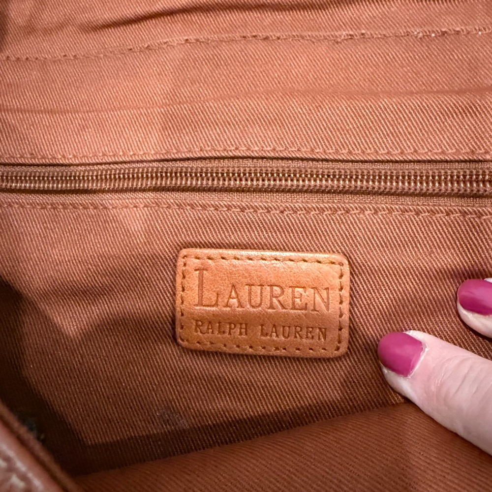 Ralph Lauren Leather Shoulder Bag - Picture 4 of 5